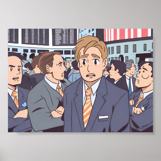 Marknadskrasch i lagrar poster (Framsidan)