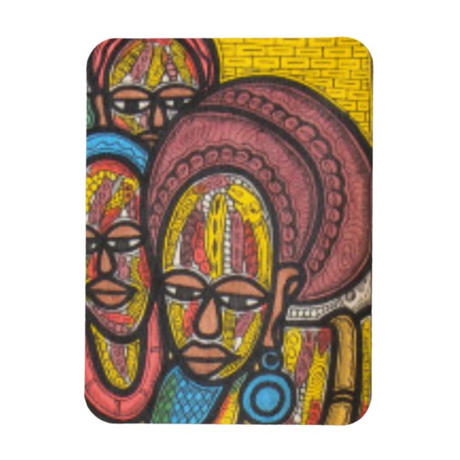 Marknadskvinna Magnet (Vertikal)