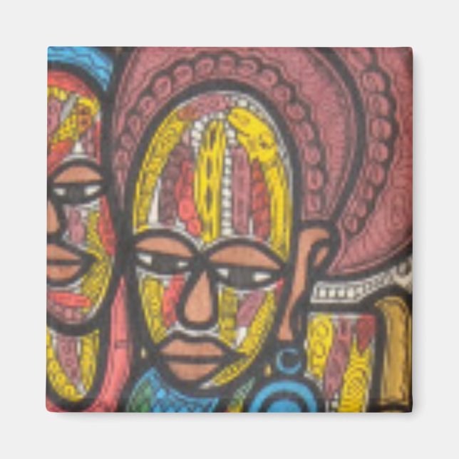 Marknadskvinna Magnet (Framsidan)