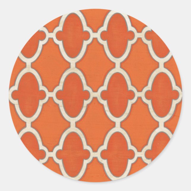 Marknadsmodeller III Runt Klistermärke (Framsida)