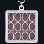 Marknadsmodeller VIII Silverpläterat Halsband<br><div class="desc">Mönster</div>