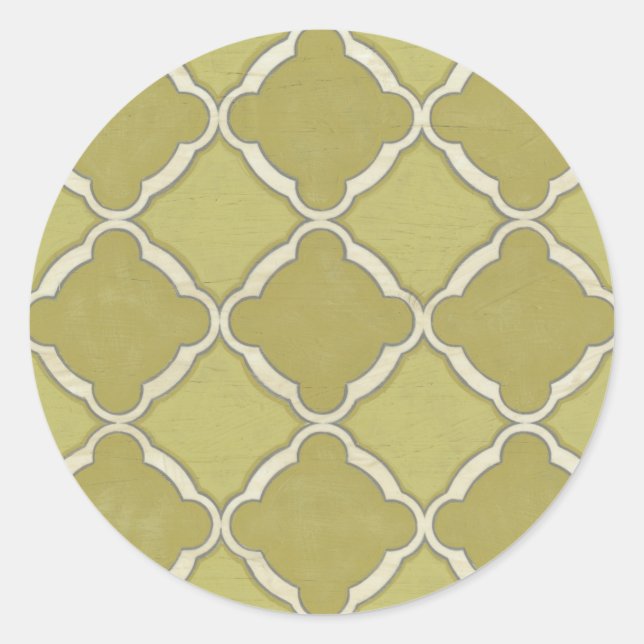 Marknadsmotiv IX Runt Klistermärke (Framsida)