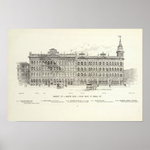 Marknadssidan South Main och Beale Poster