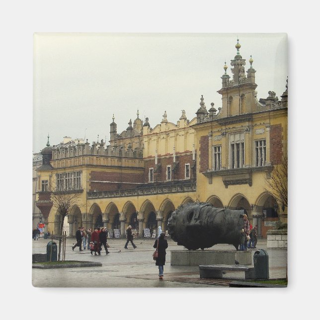 Marknadstorget i Krakow Magnet (Framsidan)