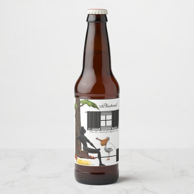 Märkning av Beer Flaska av James Michael Miller Ölflaska Etikett (Framsida)