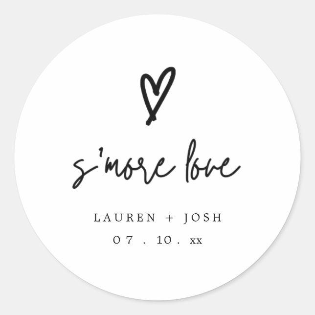 Märkning av däck för Bröllop/Möhippa Runt Klistermärke (Framsida)