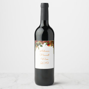 Märkning av frukt i Gräns Vin Vinflaska Etikett