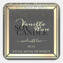 Märkning av gigantiska Grått-produktförpackningar Fyrkantigt Klistermärke