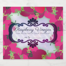 Märkning av hallon med aromatiserat ättiksburk