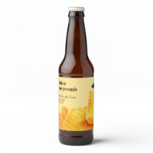 Märkning av honungsboxen för bin och gyllene snitt