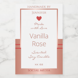 Märkning av luxuriga produktförpackningar Ro Guld Mat Etikett