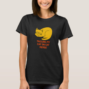 Märkning av mitt katt på kattmembran, kattunge t shirt