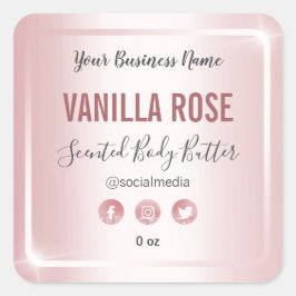 Märkning av shiny-karosseri från Ro, luxuriös Fyrkantigt Klistermärke