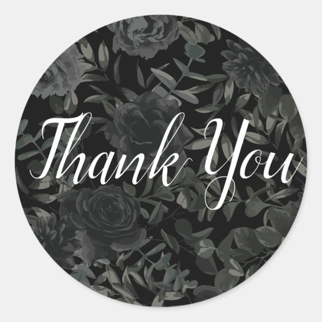 Märkning med etiketter för vit och svart Ro-gotisk (Framsida)