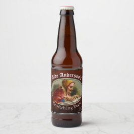 Märkningen Dame Home Brew Beer Ölflaska Etikett