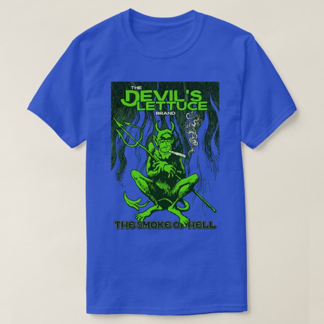 Märkningen Djävulen sallat T Shirt (Design framsida)