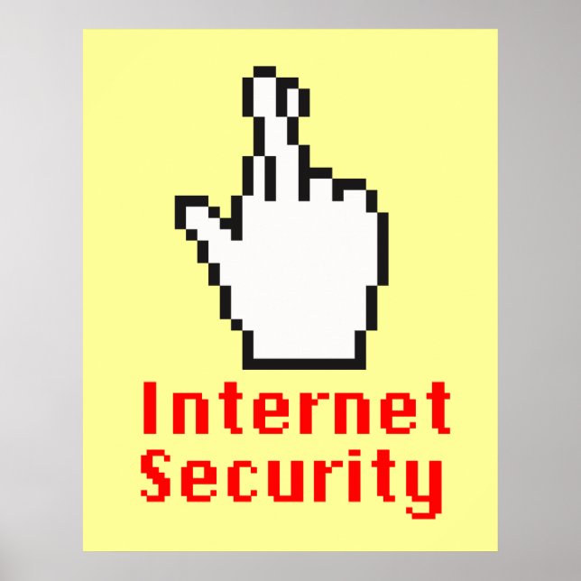 Markör för korsad Finger Poster (Framsidan)