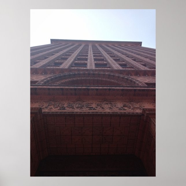 Markperspektiv av Guaranty Building Poster (Framsidan)