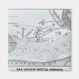 Markplan för slaget vid San Jacinto Magnet