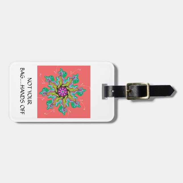 Märkre 2 för bagage bagagebricka (Horisontell Framsida)