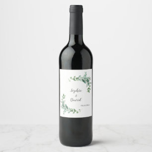 Märkre Anpassningsbar Vin Flaska Bröllop Vin-etike Vinflaska Etikett