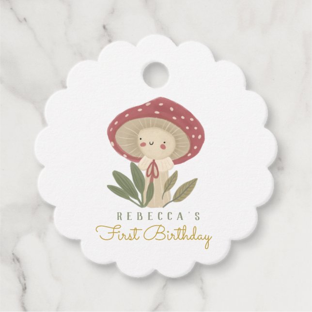 Märkre av fågeldagskorgen gåvor etiketter (Framsida)