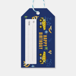 Märkre av födelsedagspresent presentetikett