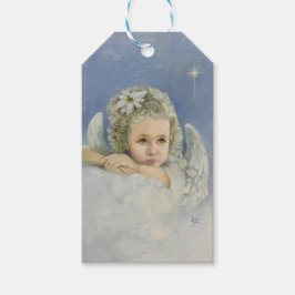 Märkre av julangel Gift Presentetikett