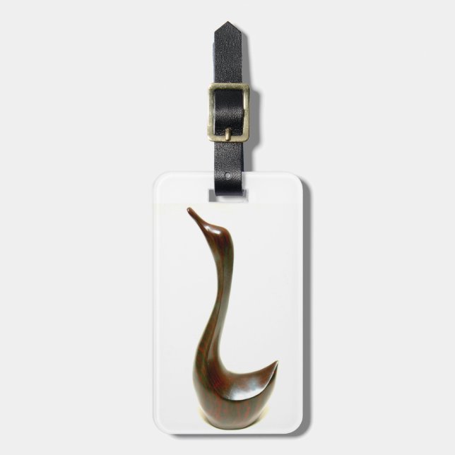 märkre av kardad fågel bagagebricka (Vertikal Framsida)