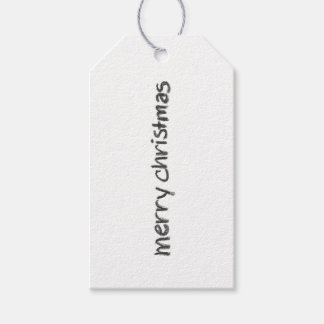 Märkre av kolpenna God jul Presentetikett