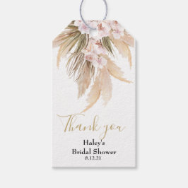 Märkre av Möhippan Pampas Grass och Orchid Chic Presentetikett