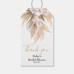 Märkre av Möhippan Pampas Grass och Orchid Chic Presentetikett