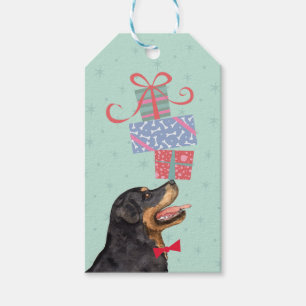 Märkre av Presenter Rottweiler Gift Presentetikett