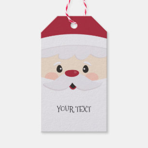 Märkre av Roligten Santa Ansikte Personlig Gift Presentetikett
