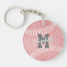 märkre av rosa med fotboll i monogrammet