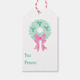 Märkre av Sue Weidlich som ger julfransar Presentetikett