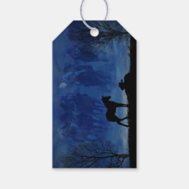 Märkre av två genomrasiga kapplöpningshäst presentetikett