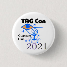 MÄRKRE Con 2021 - Quantum Blue Button Knapp