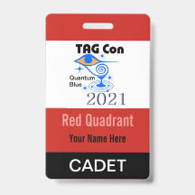 MÄRKRE Con 2021 - Red Quadrant - Cadet Badge