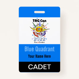 MÄRKRE Con 2022 - Blue Quadrant - Cadet Badge