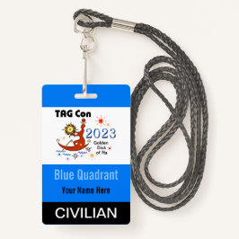 MÄRKRE Con 2023 - Blue Quadrant - Civilian Badge