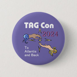 MÄRKRE Con 2024 - Till Atlantis and Back LILA Butt Knapp