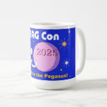 MÄRKRE Con 2025 Ride Pegasus - Classic Mugg<br><div class="desc">MÄRKRE Con 2025 Ride the Pegasus Classic White Mugg till minne av den sjätte årliga konventionen om virtuell online för MÄRKRE Fläkt - Fläkt av Atlantis Grail-serien av science fiction bokar från Vera Nazarian.</div>