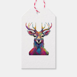 Märkre - den färgstarka Hjorten Presentetikett