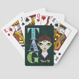 MÄRKRE Du är det. Klassiska uppspelningskort Casinokort