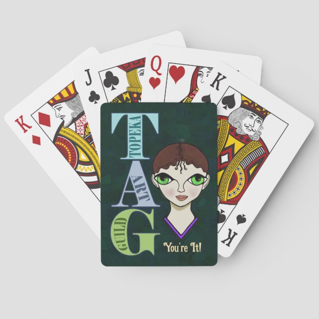 MÄRKRE Du är det. Klassiska uppspelningskort Casinokort (Baksidan)