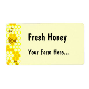 Märkre eller adressetikett för Honeycomb-Anpassnin Fraktsedel