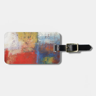 Märkre för abstrakt Art Bag Bagagebricka