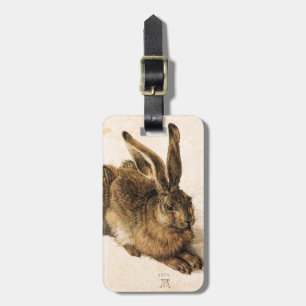 Märkre för Albrecht Durer ung Harebagage Bagagebricka