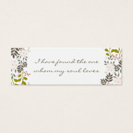 Märkre för anpassad bröllopsinbjudan litet visitkort